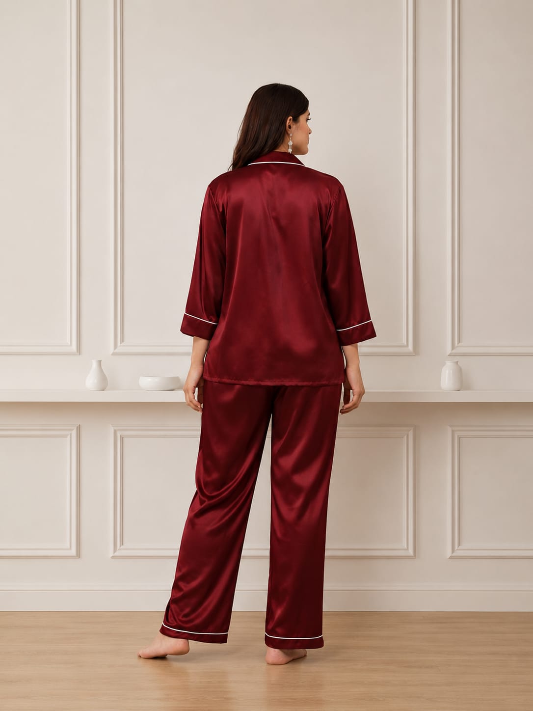 Royal Satin Pajama Set
