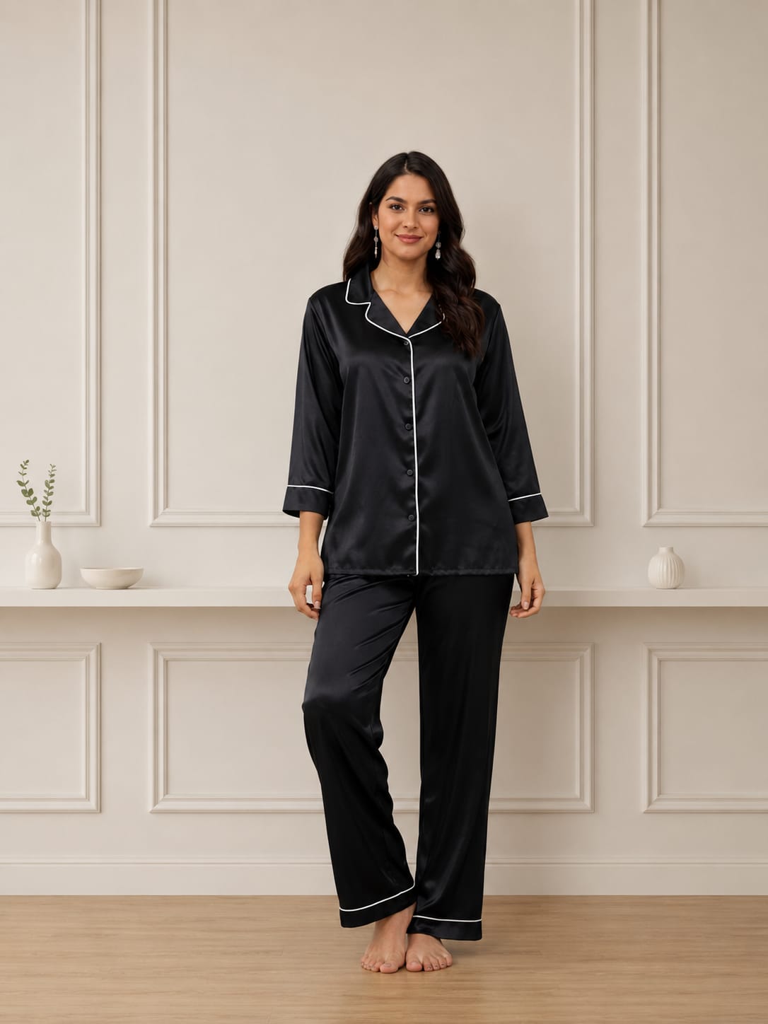 Royal Satin Pajama Set
