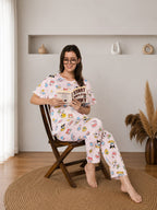 KOI-3D TEXTURE-PINK-FULL-PAJAMASET