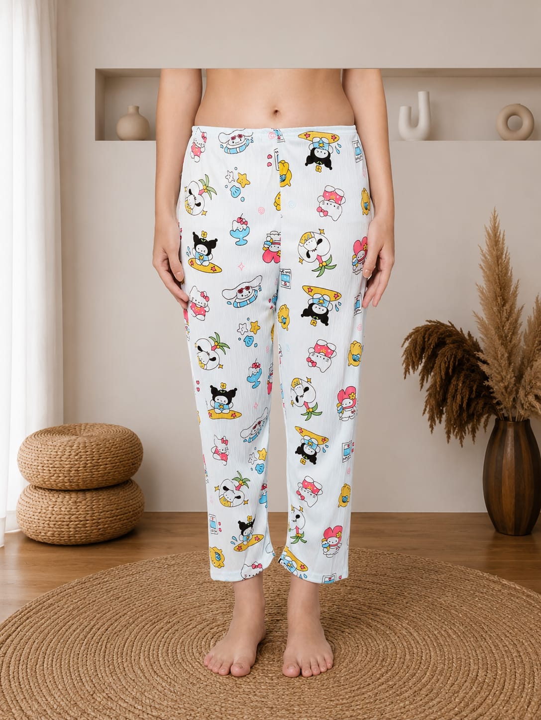KOI-3D TEXTURE-BLUE-FULL-PAJAMASET