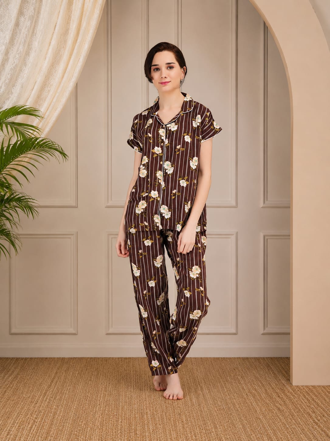 Rayon Long Nightsuit