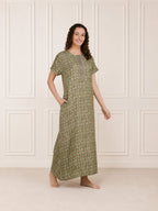 Embroidery Night Gown
