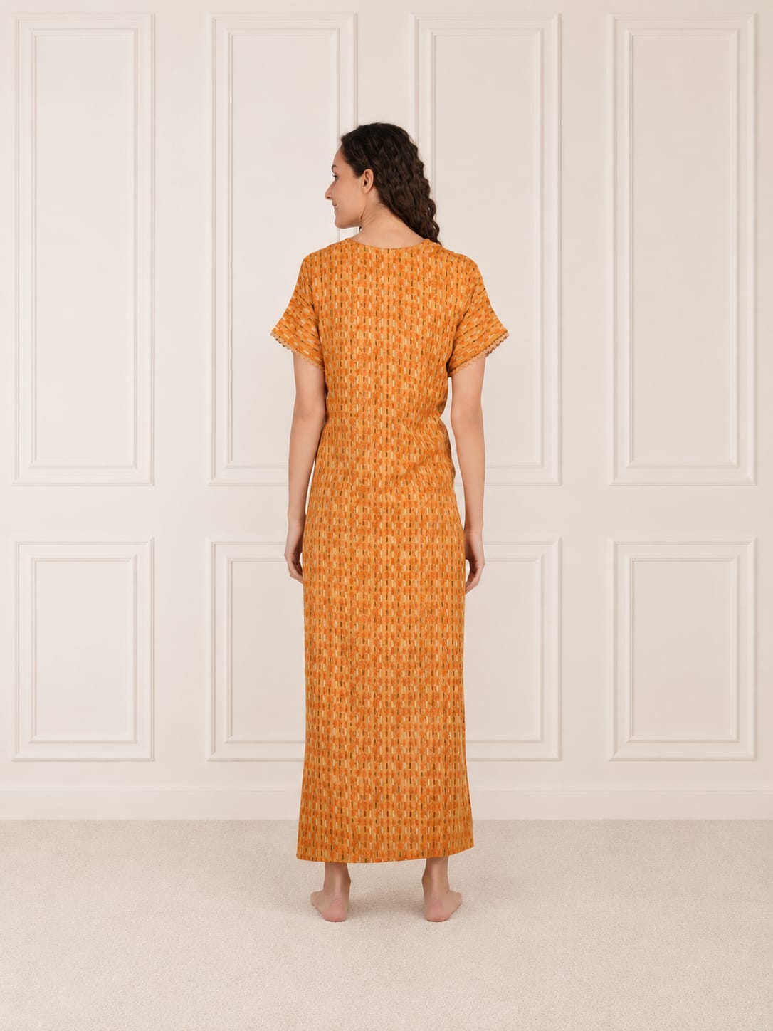 Embroidery Night Gown