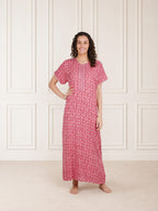 Embroidery Night Gown