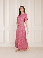 Embroidery Night Gown