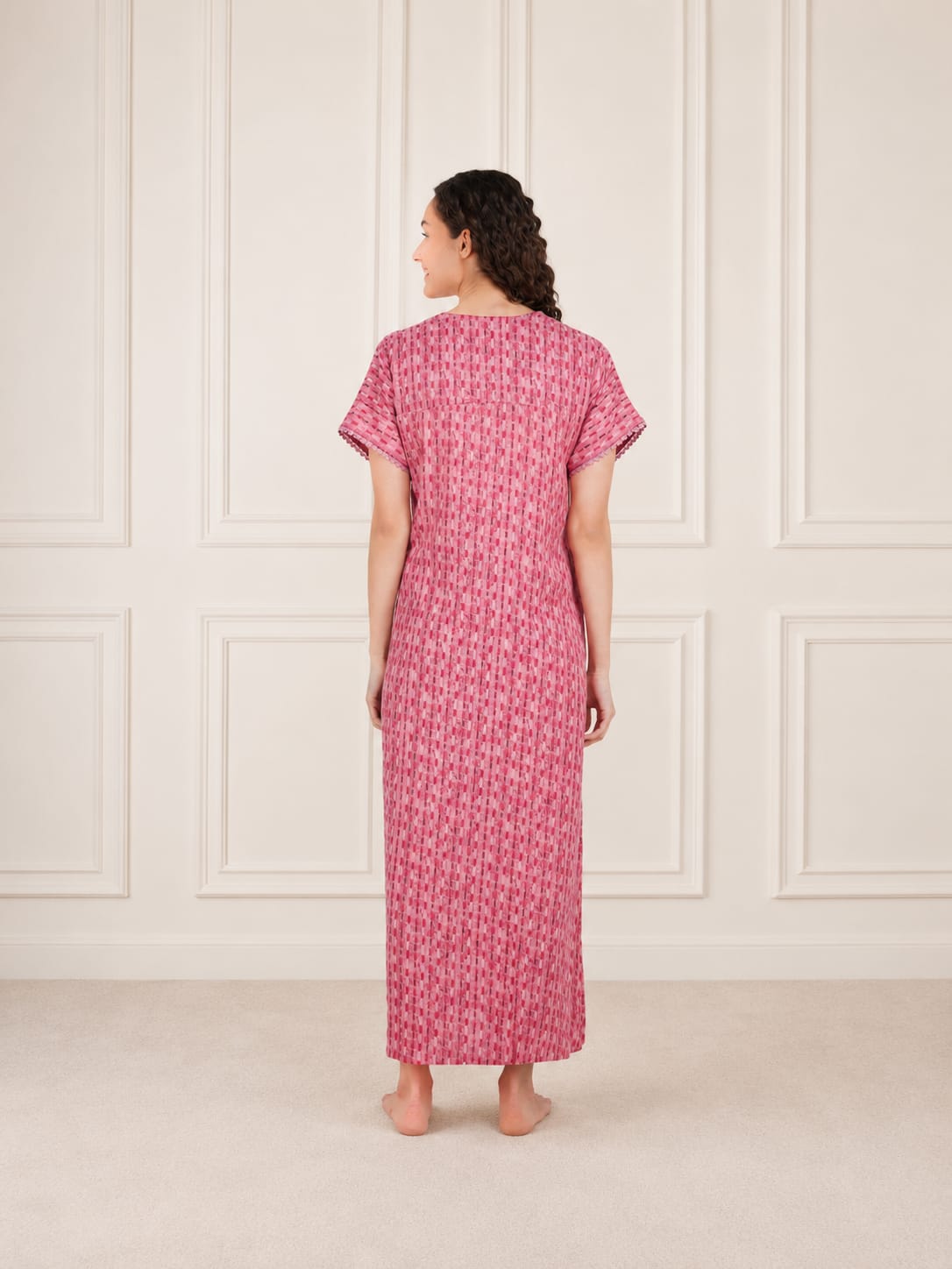 Embroidery Night Gown