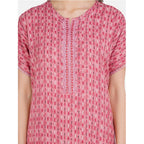 Embroidery Night Gown