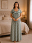 KOI Sleepwear Women's Premium Cotton Floral Printed Night Gown