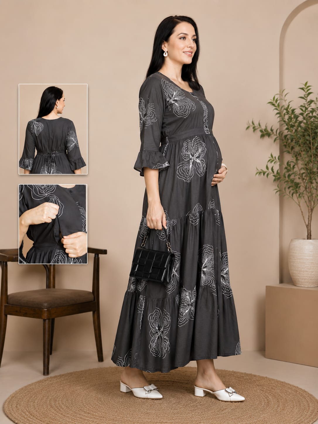 KOI Sleepwear – Maternity Feeding Dress (L Size)