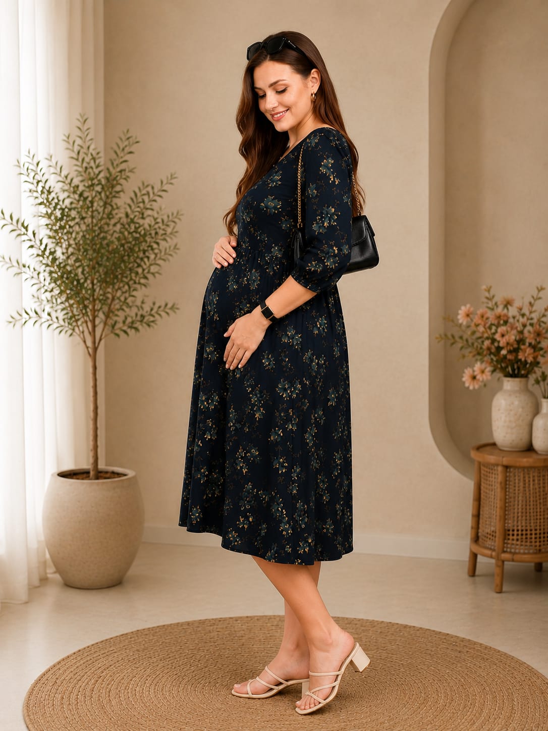 Premium Maternity Feeding Gown