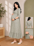 Printed Maternity Frock/Dresses
