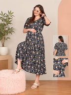 Printed Maternity Frock/Dresses