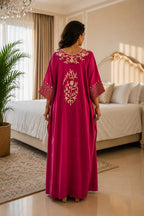 Moroccan Elegance Embroidered Kaftan