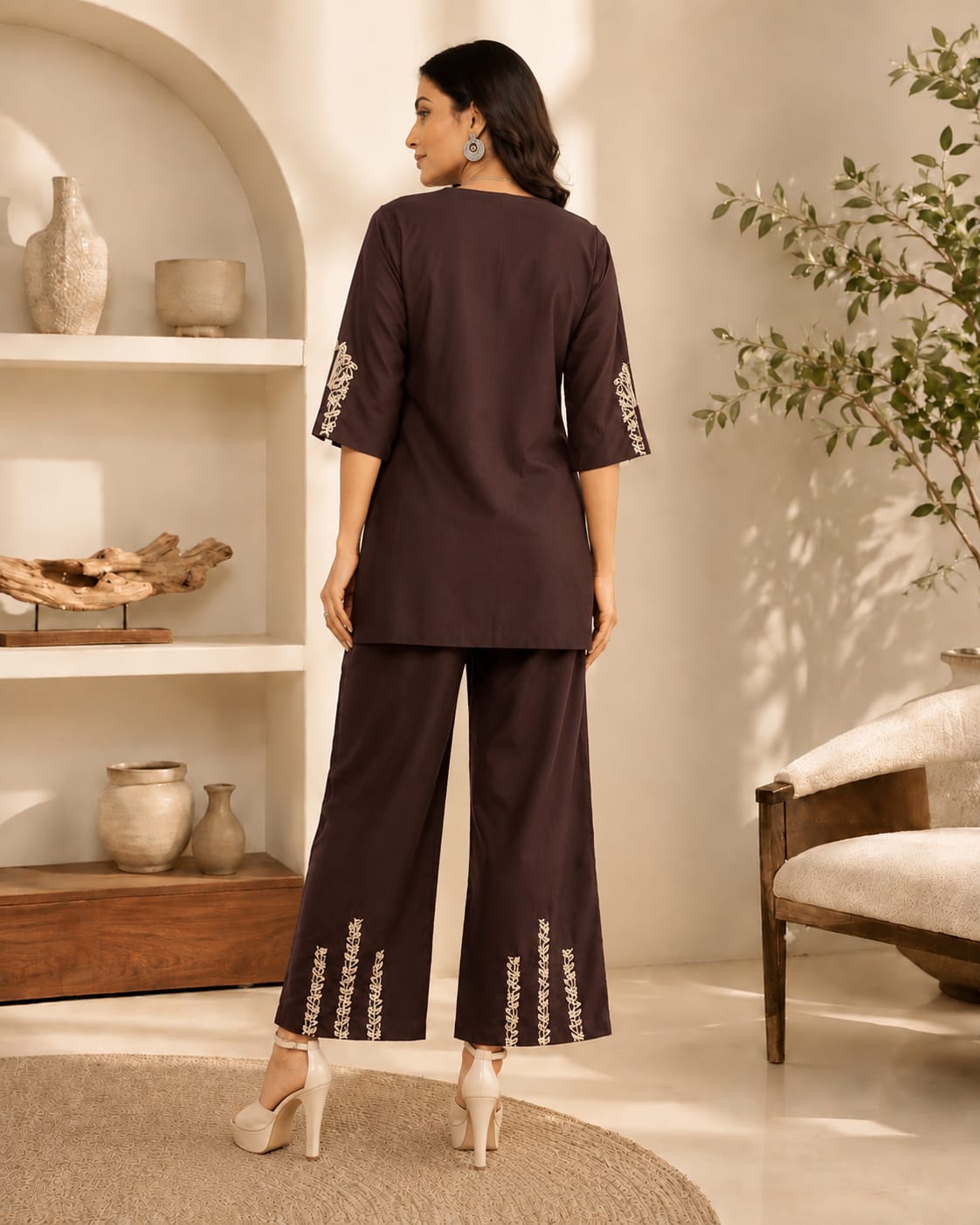 Premium Embroidered Co-ord Set