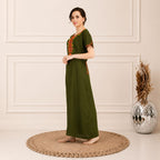 Crosswork Embroidered  Nightgown