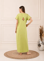 Crosswork Embroidered Nightgown