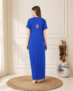 Crosswork Embroidered  Nightgown