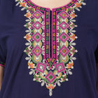 Multi Coloured Embroidered Nightgown