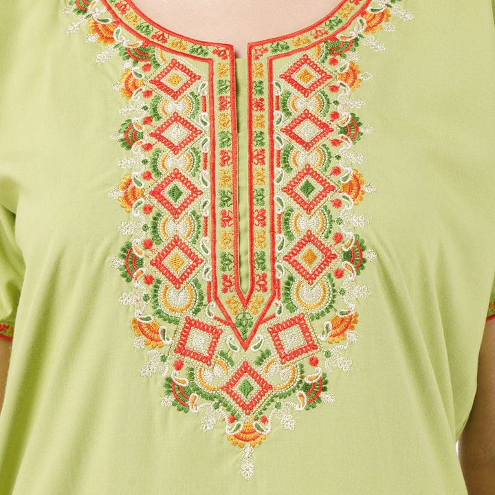 Multi Coloured Embroidered Nightgown