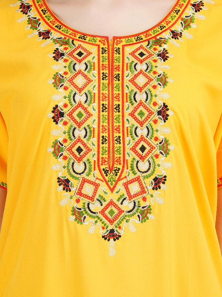 Multi Coloured Embroidered Nightgown
