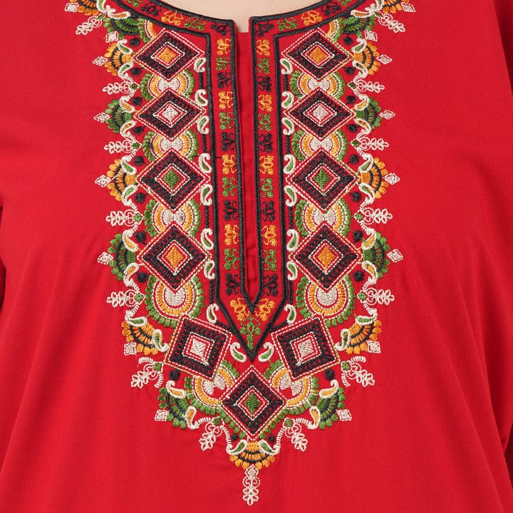 Multi Coloured Embroidered Nightgown