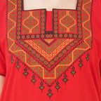 Resham Embroidery Night Gown