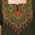 Resham Embroidery Night Gown