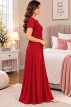 Women’s Premium Embroidered Hosiery Night Gowns