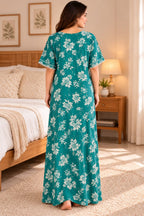 Elegant, comfortable full-length nightgown