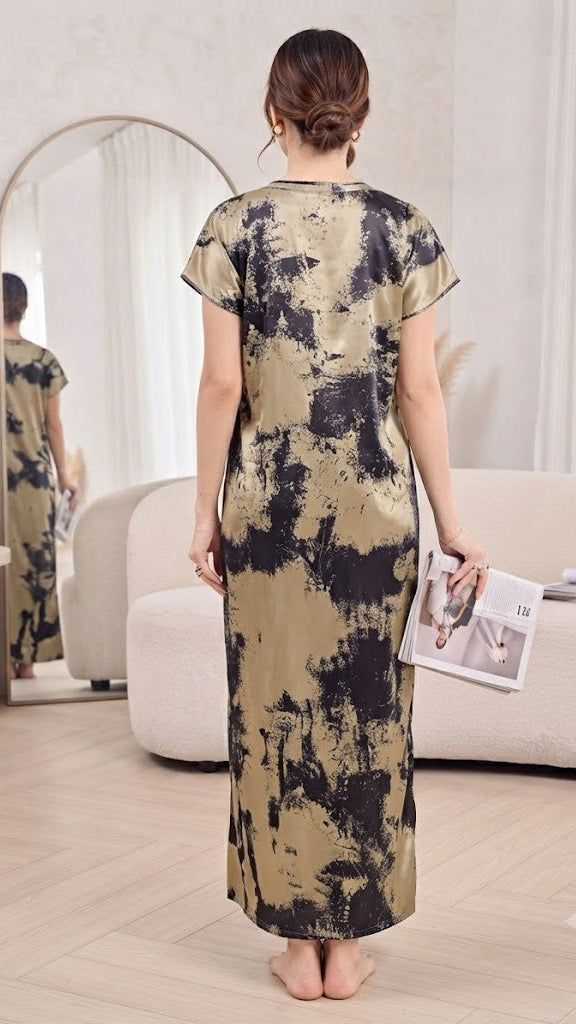 The Midnight Daze Satin Nighty | Nightgown Secondary image