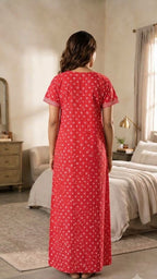 Resham Accent Cotton Lounge Dress