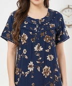 Midnight Blossom Alphine Maxi Nightgown