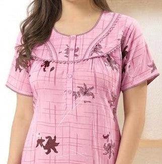 Grace Floral Alpine Pleat Loungewear Gown
