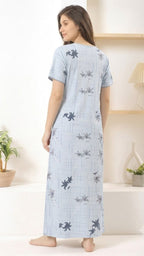 Grace Floral Alpine Pleat Loungewear Gown