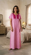 Resham Accent Cotton Lounge Dress
