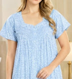 Blossom Cotton Maxi Nighty for Women