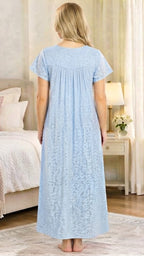 Blossom Cotton Maxi Nighty for Women