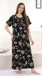Midnight Blossom Alphine Maxi Nightgown