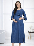 Denim Maternity dress