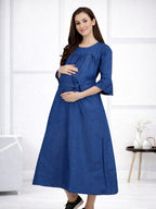 Denim Maternity dress