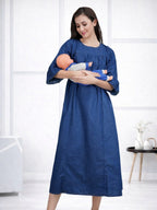 Denim Maternity dress