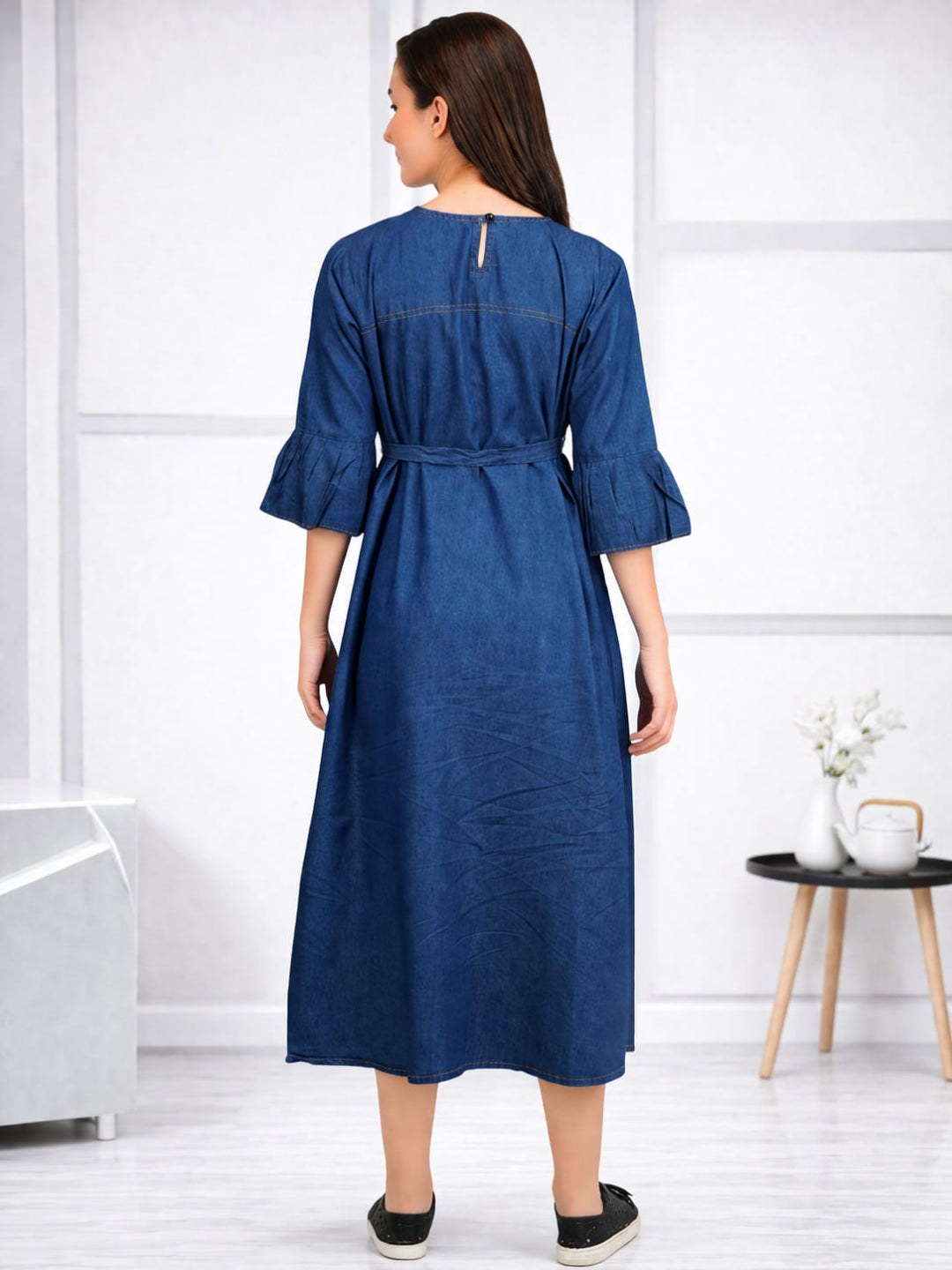 Denim Maternity dress
