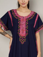KOI SLEEPWEAR BHOPALI EMBROIDERED GOWN