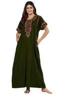 KOI SLEEPWEAR BHOPALI EMBROIDERED GOWN