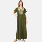 Multi Coloured Embroidered Nightgown