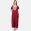 Cream  Embroidered Nightgown