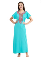 Multi Coloured Embroidered Nightgown