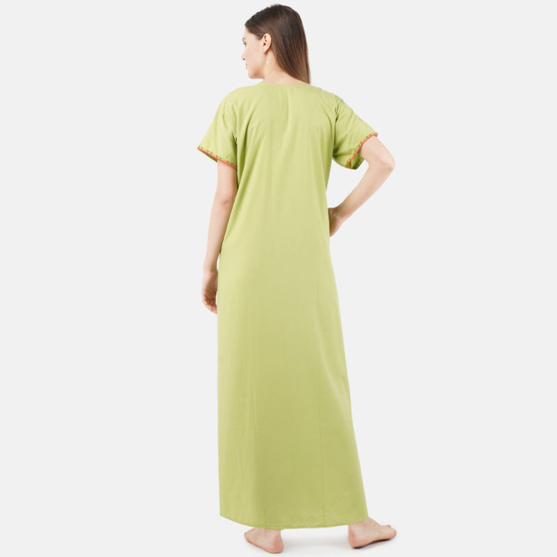 Multi Coloured Embroidered Nightgown