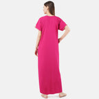 Cream Embroidered Nightgown