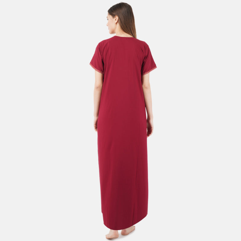 Multi Coloured Embroidered Nightgown
